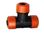 Переходник Amigo 74009 для шлангов 3/4"-3/4"-3/4", Т-образный