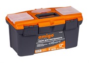 Ящик для инструмента пластиковый Amigo 12" (32х17,5х16 см) 74854