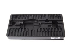 Ложемент для набора торцевых головок 2539MR, PVC KING TONY 84253910B Tony