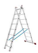Алюминиевая двухсекционная лестница АЛ 2х10 П60