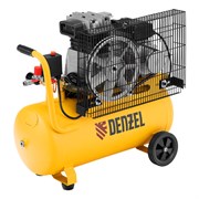 Компрессор воздушный BCI2300/50, ременный привод, 2.3 кВт, 50 литров, 400 л/мин Denzel 58113