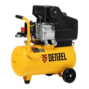 Компрессор воздушный DC1500/24, прямой привод, 1.5 кВт, 24 литра, 220 л/мин Denzel 58160