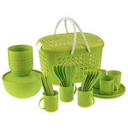 Набор для пикника на 6 персон, 38 предметов, Camping Palisad 69517