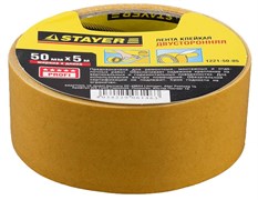 Монтажная лента Stayer Profi на полипропиленовой основе, 50мм, 5м 1221-50-05