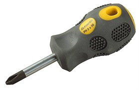 Крестовая отвертка Stayer Professional-Max Grip короткая, PH2 38мм 2582-38-2 G