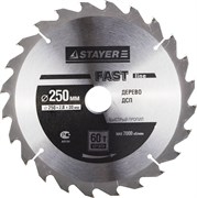 Диск пильный Stayer "MASTER-SUPER-Line" 250мм 60T 3682-250-30-60