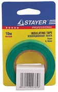 Изолента Stayer Profi зеленая, 10м x 15мм 12292-G-15-10