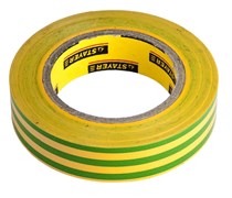 Изолента Stayer Profi желто-зеленая, 10м x 15мм 12292-S-15-10