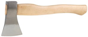 Кованый топор ЗУБР деревянная рукоятка, 1300г 20625-16