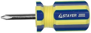 Крестовая отвертка Stayer Master-Stubby короткая, PH1 38мм 2510-38-1_z01