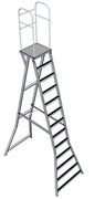 Алюминиевая лестница с платформой Л-312А (2,2)