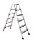 Двухсторонняя анодированная стремянка Zarges Z600 2x6 41435 - фото 100283