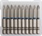 Торсионные крестовые биты Зубр Эксперт E1/4, PZ1x50мм, 10шт 26013-1-50-10 - фото 265594