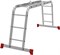 Алюминиевая лестница трансформер Новая Высота NV 132 4х4 1320404 - фото 273689