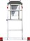 Алюминиевая лестница трансформер Новая Высота NV 333 2х4+2х5 с помостом 3330245 - фото 273794