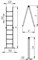 Лестница-стремянка двухсекциооная диэлектрическая Диэлектрик, 12 ступеней ЛСПТД-2,0 - фото 276176