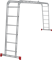 Алюминиевая лестница трансформер Новая Высота NV 232 4х6 2320406 - фото 290306