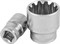 Торцевая головка Jonnesway SUPER TECH 1/2"DR 20 мм, 25/32" S68H4120 - фото 301727
