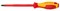 Диэлектрическая отвертка KNIPEX PH1 80мм KN-982401 - фото 30322