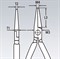 Длинногубцы KNIPEX KN-3011190SB - фото 31314