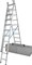 Алюминиевая трехсекционная лестница Krause Stabilo 3х9 133755/123930 - фото 320100