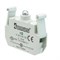 Блок-контакт подсветки EMAS с зеленым светодиодом 100-230V AC BY - фото 323462