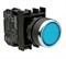 Нажимная кнопка EMAS круглая синяя 1НО B100DM - фото 326950