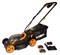 Аккумуляторная газонокосилка WORX WG779E.1 - фото 334443