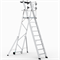 Складная лестница-платформа CASGAN KEY-PRO 8+1 ступеней - фото 400259