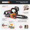 Пила цепная аккумуляторная WORX WG322E.1 - фото 404785