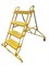 Лестница-стремянка с площадкой авиационная 1,0-1,5 (цвет RAL 2011) - фото 407512