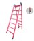 Лестница стеклопластиковая приставная, трансформируемая в стремянку Оникс ЛСПТС-2х3,0М металлические оконцеватели - фото 419824