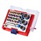 Набор вставок (бит) 1/4", PH, PZ, Hex, Torx, Slotted, 28 предметов МАСТАК 058-10028C 058-10028C - фото 675839