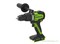 Шуруповерт аккумуляторный Ударный GREENWORKS GD24DD140 24V без АКБ и ЗУ Greenworks 3707607 - фото 685808