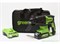 Перфоратор аккумуляторный бесщеточный GREENWORKS GD24SDS2 2 ДЖ, 24V, c 1хАКБ 4 А.ч и ЗУ в сумке Greenworks 3803007UB - фото 688370